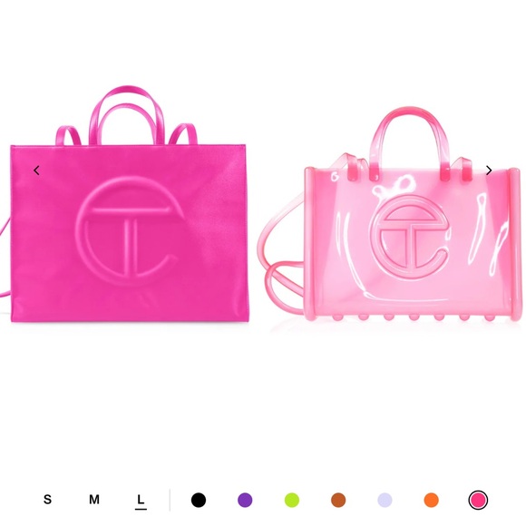 Melissa X TELFAR Large Jelly Shopper Pink - Picture 2 of 5